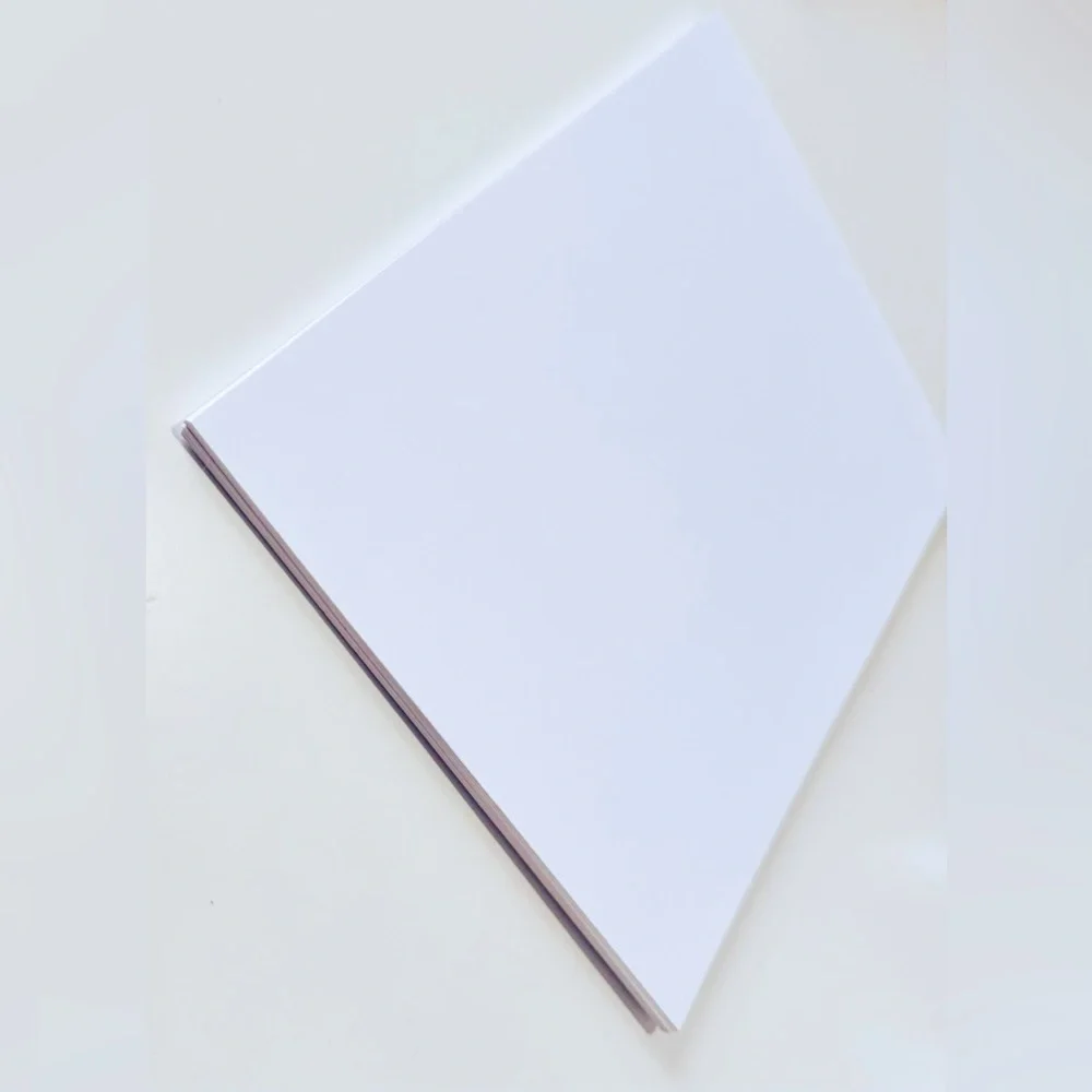 White Silk Matte Thick Heavy Card Stock Paper Inkjet Printer 8.5”x11” - 18 Pages